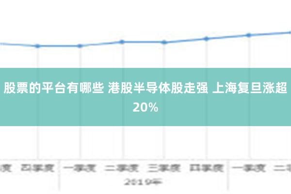 股票的平台有哪些 港股半导体股走强 上海复旦涨超20%