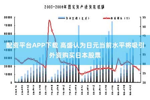 配资平台APP下载 高盛认为日元当前水平将吸引外资购买日本股票